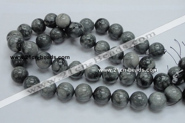 CEE08 15.5 inches 20mm round eagle eye jasper beads wholesale