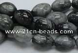 CEE09 15.5 inches 10*14mm rice eagle eye jasper beads wholesale