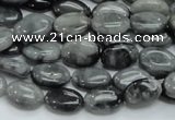 CEE15 15.5 inches 8*12mm oval eagle eye jasper beads wholesale