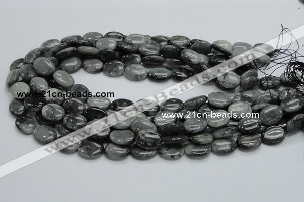 CEE16 15.5 inches 12*16mm oval eagle eye jasper beads wholesale