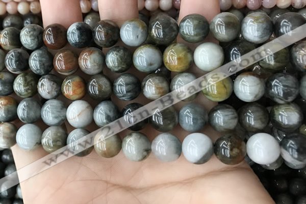 CEE526 15.5 inches 10mm round eagle eye jasper beads wholesale