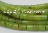 CEJ01 15.5 inches 6*8mm column lemon jade beads wholesale