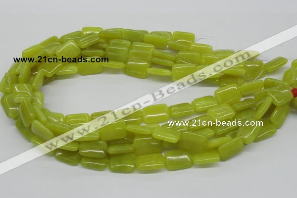 CEJ04 15.5 inches 13*18mm rectangle lemon jade beads wholesale