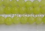 CEJ201 15.5 inches 6mm round lemon jade beads wholesale