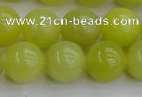 CEJ203 15.5 inches 10mm round lemon jade beads wholesale