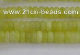 CEJ210 15.5 inches 2*4mm rondelle lemon jade beads wholesale