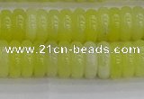 CEJ212 15.5 inches 3*8mm rondelle lemon jade beads wholesale