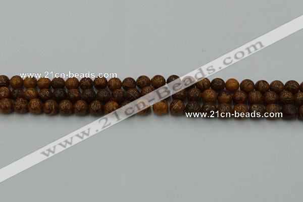 CEJ301 15.5 inches 6mm round elephant skin jasper beads wholesale