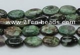 CEM11 15.5 inches 8*12mm oval emerald gemstone beads wholesale