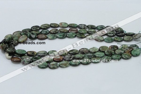 CEM12 15.5 inches 10*14mm oval emerald gemstone beads wholesale