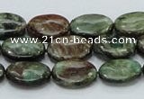 CEM14 15.5 inches 12*16mm oval emerald gemstone beads wholesale