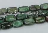 CEM17 15.5 inches 8*12mm rectangle emerald gemstone beads wholesale