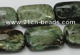 CEM20 15.5 inches 18*25mm rectangle emerald gemstone beads wholesale