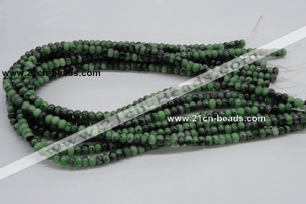 CEP05 15.5 inches 4*6mm rondelle epidote gemstone beads Wholesale