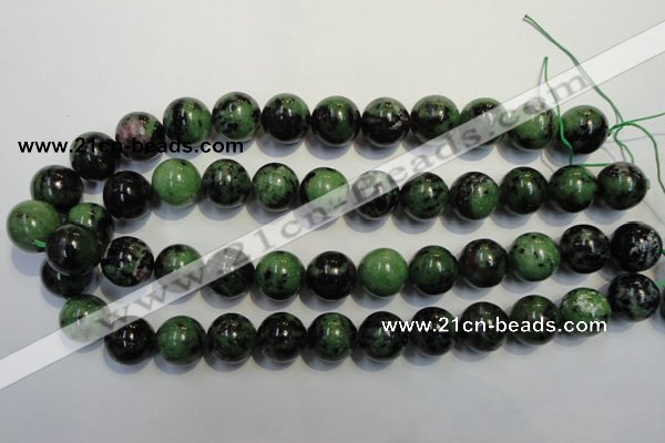 CEP102 15.5 inches 16mm round epidote gemstone beads