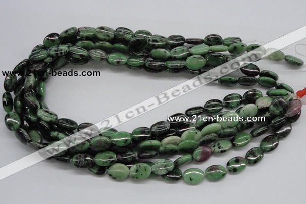 CEP11 15.5 inches 10*14mm oval epidote gemstone beads wholesale