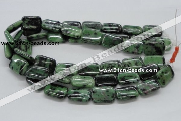 CEP18 15.5 inches 18*25mm rectangle epidote gemstone beads