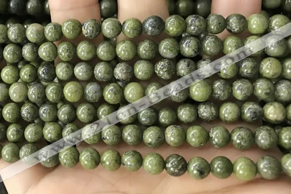 CEP201 15.5 inches 6mm round epidote gemstone beads wholesale