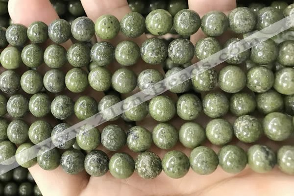 CEP202 15.5 inches 8mm round epidote gemstone beads wholesale