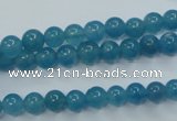 CEQ02 15.5 inches 6mm round blue sponge quartz beads wholesale