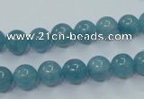 CEQ03 15.5 inches 8mm round blue sponge quartz beads wholesale