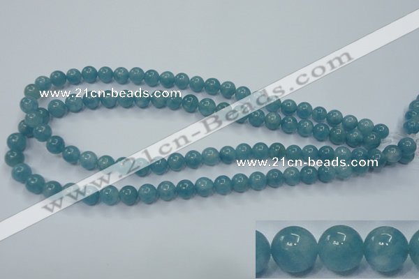 CEQ03 15.5 inches 8mm round blue sponge quartz beads wholesale