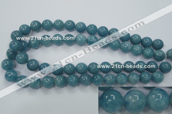 CEQ06 15.5 inches 14mm round blue sponge quartz beads wholesale