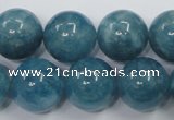 CEQ07 15.5 inches 16mm round blue sponge quartz beads wholesale