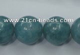 CEQ08 15.5 inches 18mm round blue sponge quartz beads wholesale