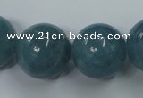 CEQ09 15.5 inches 20mm round blue sponge quartz beads wholesale