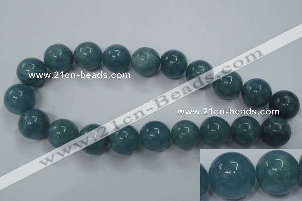 CEQ09 15.5 inches 20mm round blue sponge quartz beads wholesale