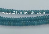 CEQ21 15.5 inches 2*4mm rondelle blue sponge quartz beads