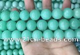 CEQ306 15.5 inches 16mm round green sponge quartz beads