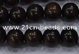 CEY53 15.5 inches 10mm round ebony wood beads wholesale