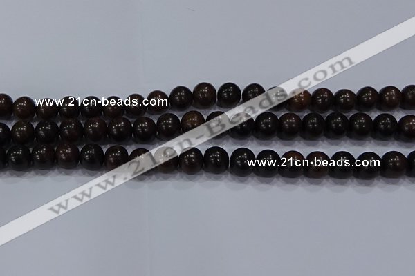 CEY53 15.5 inches 10mm round ebony wood beads wholesale