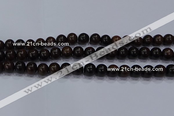 CEY54 15.5 inches 12mm round ebony wood beads wholesale