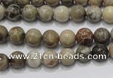 CFA26 15.5 inches 8mm round chrysanthemum agate gemstone beads