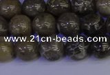 CFC213 15.5 inches 10mm round grey fossil coral beads wholesale