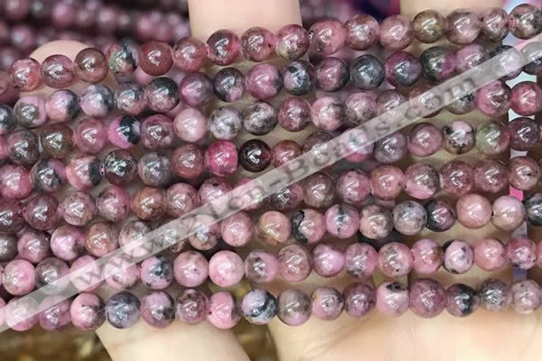 CFE20 15.5 inches 6mm round natural fowlerite beads wholesale