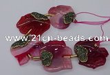 CFG1211 7.5 inches 35*45mm elephant agate gemstone beads wholesale