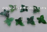 CFG1251 15.5 inches 30*45mm - 35*45mm carved butterfly agate beads