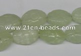 CFG245 15.5 inches 13*18mm carved oval New jade gemstone beads