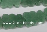 CFG286 15.5 inches 17*25mm carved green aventurine beads