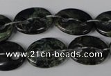 CFG296 15.5 inches 15*20mm carved oval kambaba jasper beads