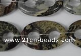 CFG312 15.5 inches 20*30mm carved oval artistic gemstone beads