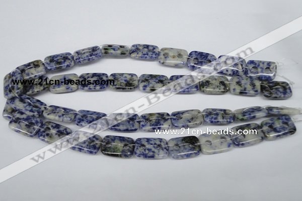 CFG320 15.5 inches 15*20mm carved rectangle sodalite beads