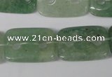 CFG330 15.5 inches 18*25mm carved rectangle Indian aventurine beads