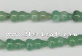 CFG65 15.5 inches 8*13mm carved calabash green aventurine beads