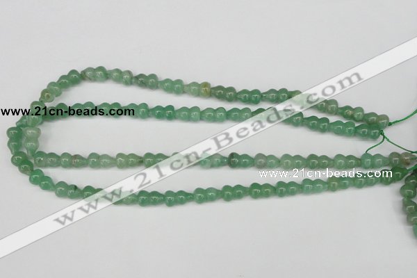 CFG65 15.5 inches 8*13mm carved calabash green aventurine beads