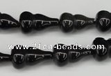 CFG68 15.5 inches 12*20mm carved calabash obsidian gemstone beads